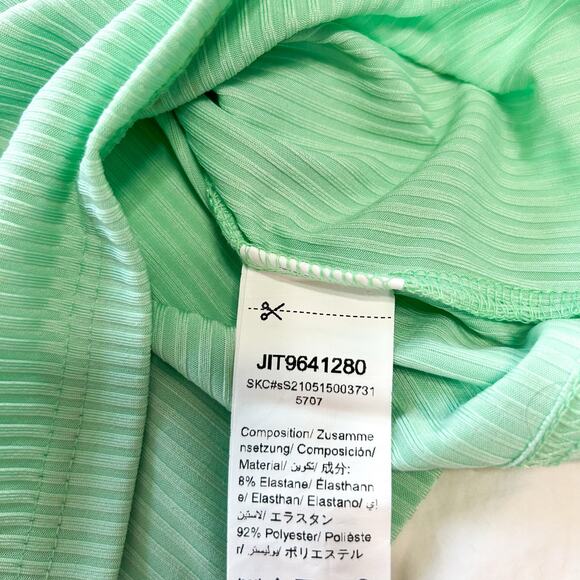 NWOT Shein Mint Green Ribbed Scoop Neck Cropped Tank Top Women’s Size Small - Picture 5 of 6